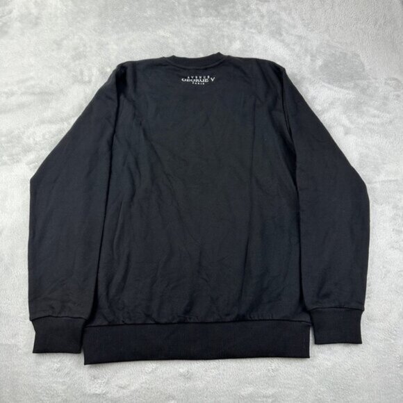 Avenue George V Paris Black Sweater Mens Size L - Picture 5 of 6